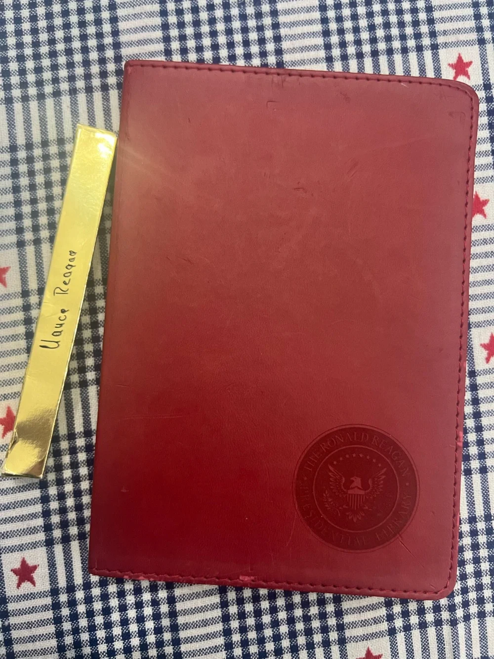 Vintage Ronald Reagan Library Notebook